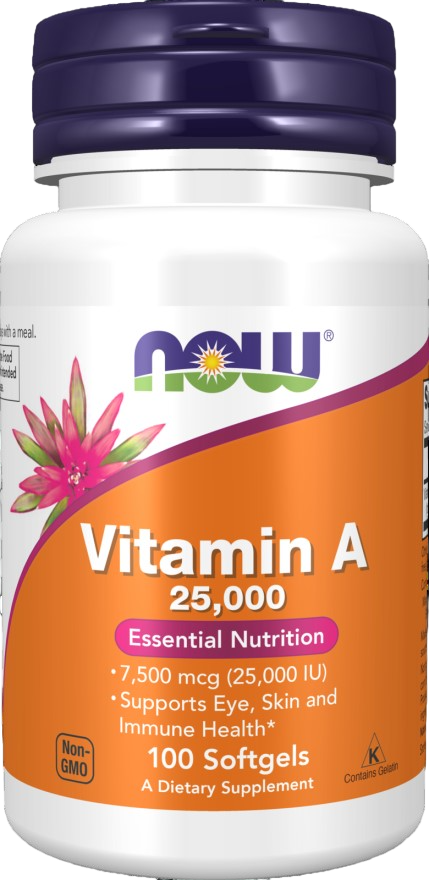 Vitamina A - 25.000 IU / 100soft