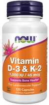 Vitamina D3 & k2 120vcap / 120serv