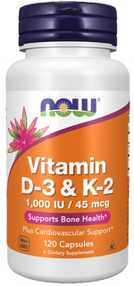 Vitamina D3 & k2 120vcap / 120serv