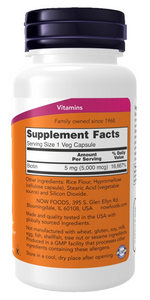 BIOTIN 5mg / 60 CAPSULAS - 120 CAPSULAS