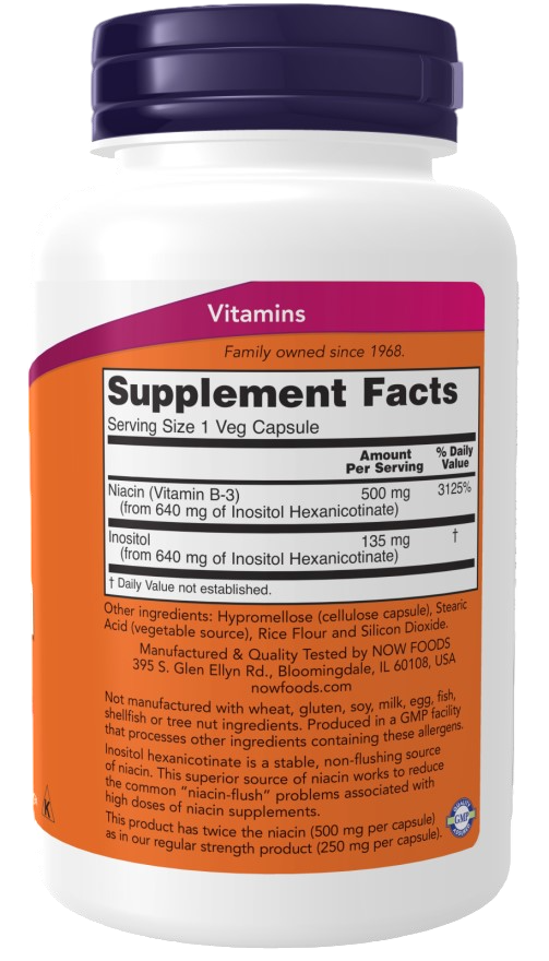 Niacin Flush Free 500mg / 90vcap