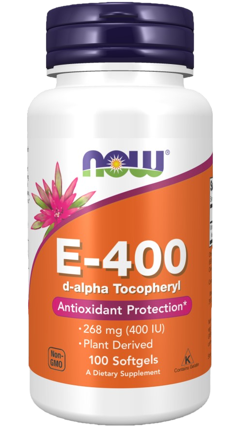 Foods Vitamin E-400 D-Alpha tocopheryl 100soft / 100serv