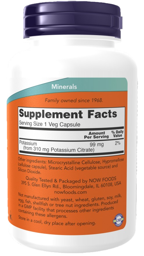 Potasio Citrate 99mg / 180vcap
