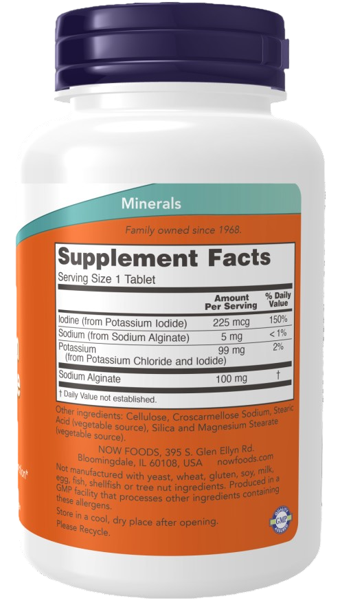 Potassium Plus Iodine 180tabs