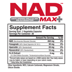 NAD Max Plus + Cell Rejuvenator 30cap/450mg