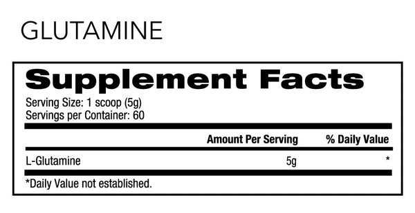 GLUTAMINA 300gr / 60 SERVICIOS