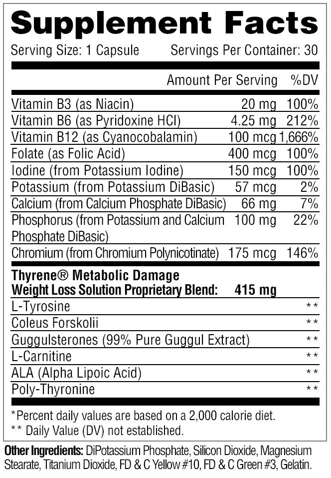 THYRENE / 30 CAPSULAS - 30 SERVICIOS